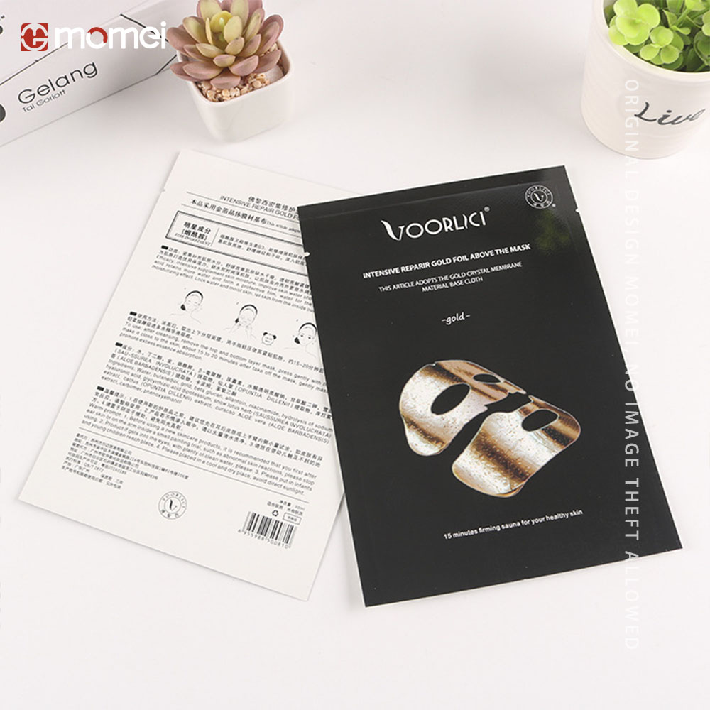 Custom Designed Face Masks Mylar Aluminium Foil Zip Lock Bag