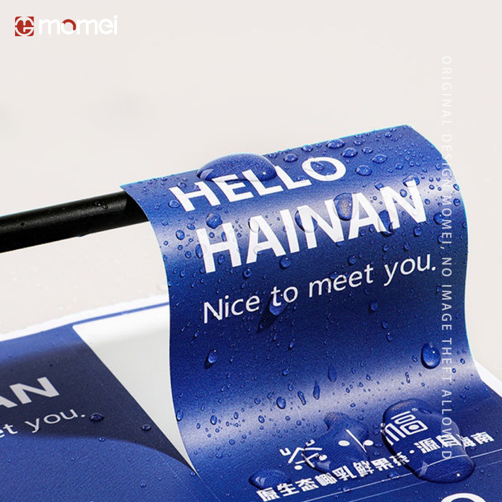 Custom Design PP Synthetic Paper Waterproof Labels