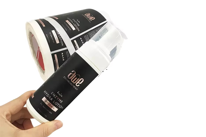 Application of self-adhesive stickers