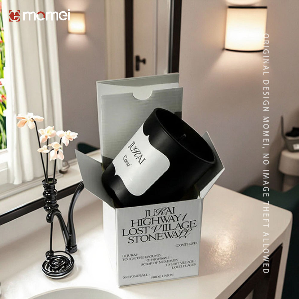 Customized White Card Inserts Personalized Candle Boxes