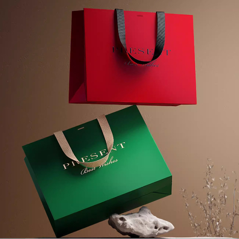 Customized Personalised Colored Strong Paper Grocery Bags With Logo (4).jpg