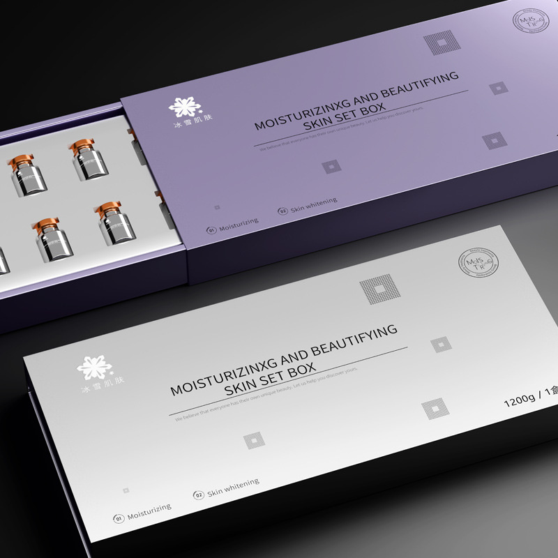 Customized UV Gold And Silver Cardboard Drawer Box02.jpg