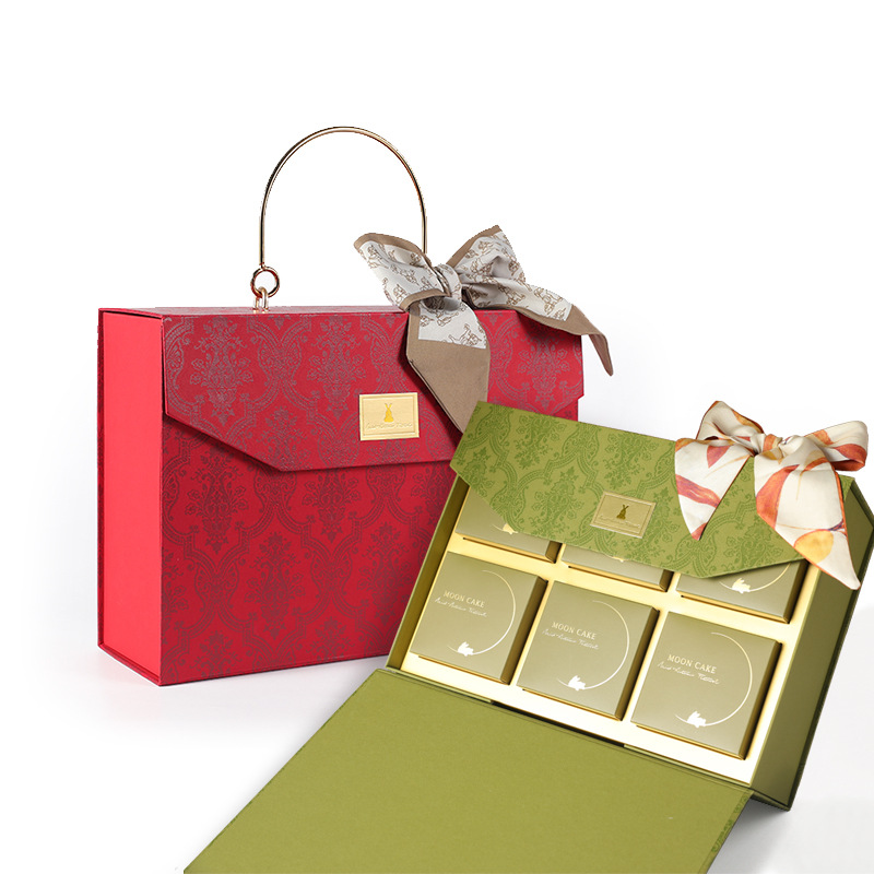 Customized Rigid Cardboard Magnetic Foldable Paper Gift Boxes With Ribbon (4).jpg