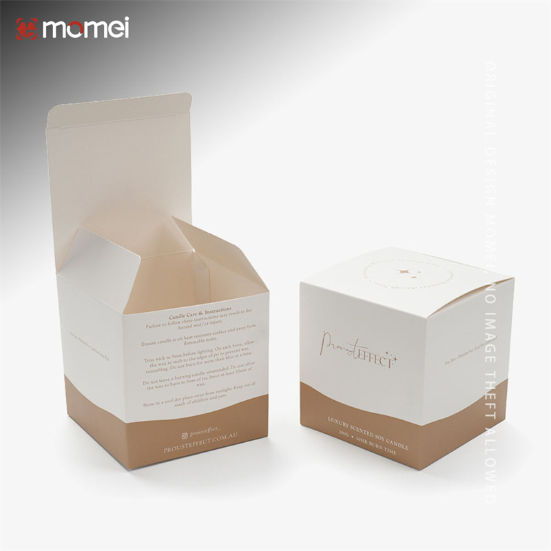 Printing Paper Foldable Boxes For Packaging Candles