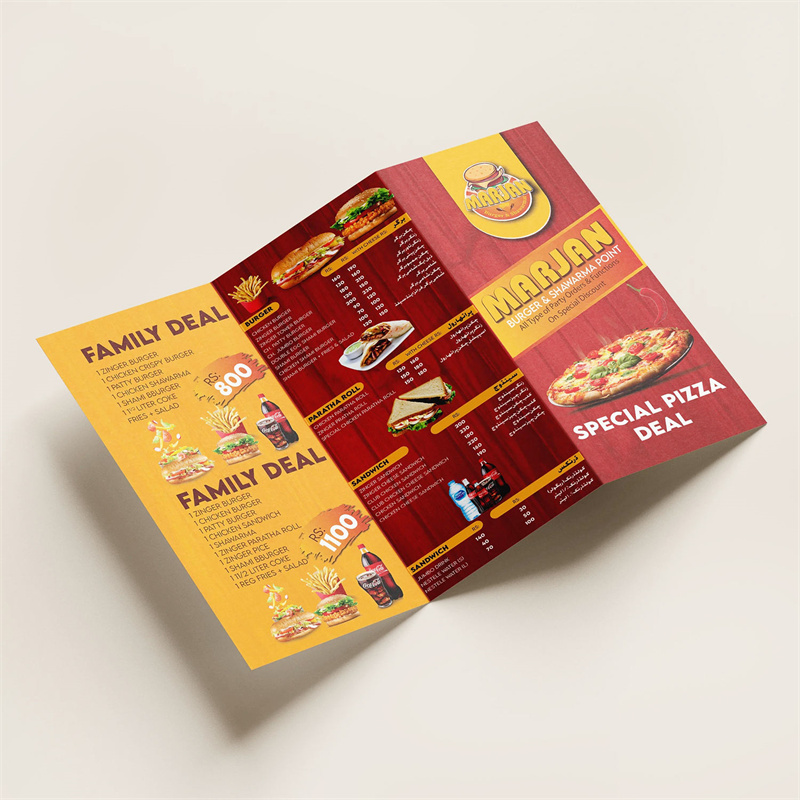 Customize Simple Food Booklet Hamburger Restaurant03.jpg