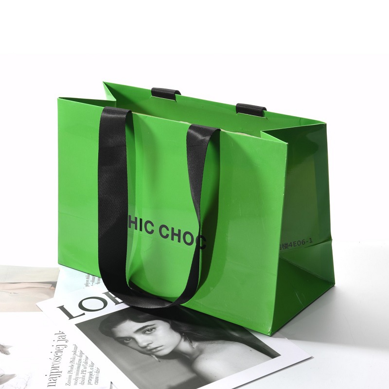 Customized Personalised Colored Strong Paper Grocery Bags With Logo (2).jpg