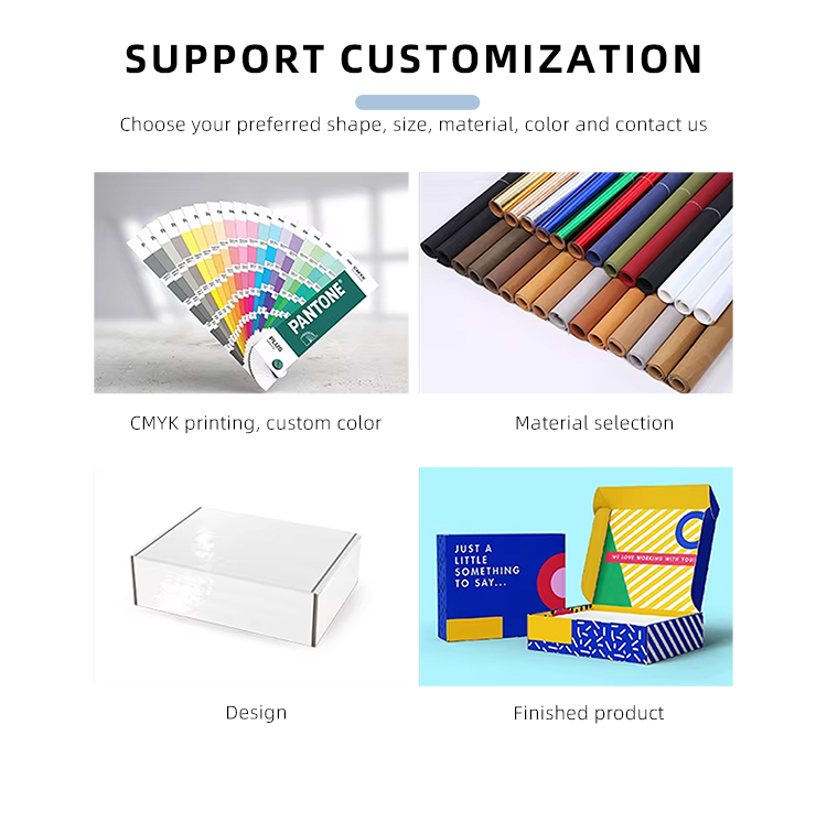 Foldable cardboard makeup packaging printed corrugated boxes (7)